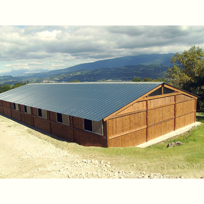 Barns - Ensemble de boxes 3,5 m x 3 m - Bois panneaux