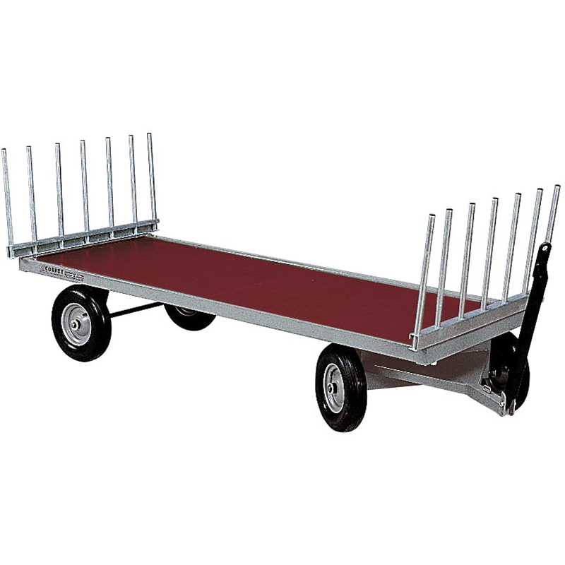 Chariot d'écurie complet en acier galvanisé