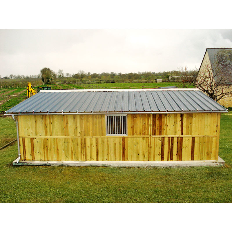 Barns - Ensemble de boxes 3,5 m x 3 m - Bois panneaux