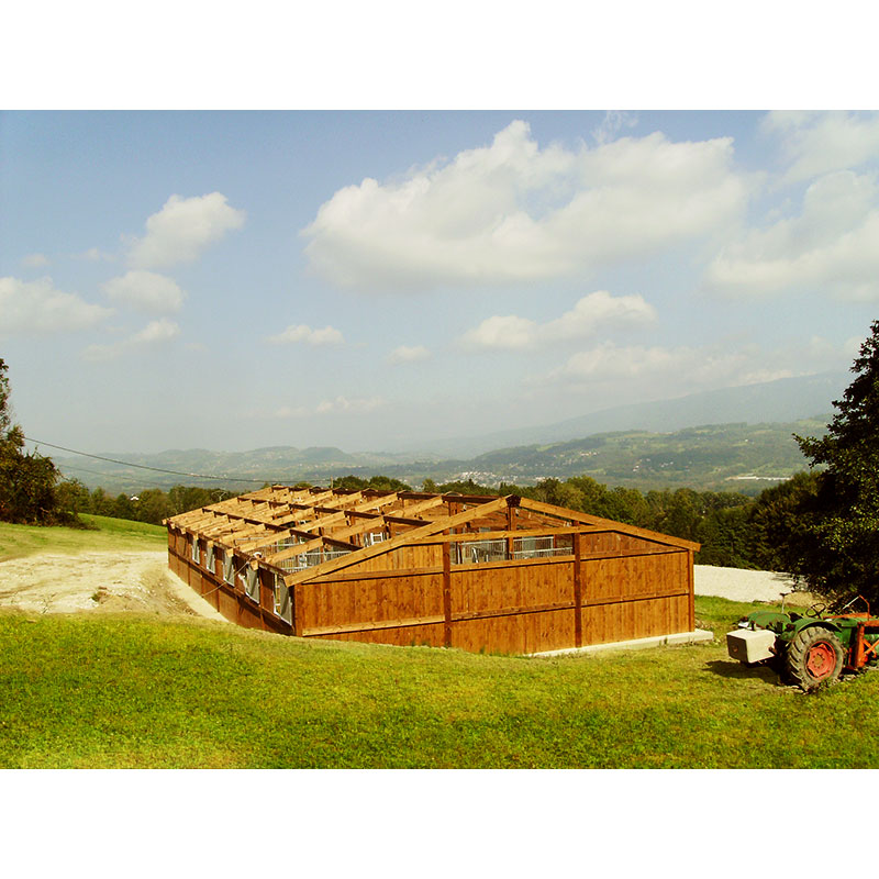 Barns - Ensemble de boxes 3,5 m x 3 m - Bois panneaux