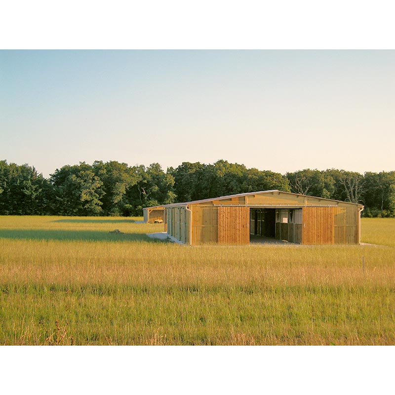 Barns - Ensemble de boxes 3 m x 3 m - Bois panneaux