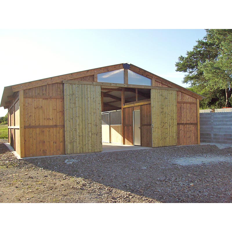 Barns - Toit translucide - Bois panneaux