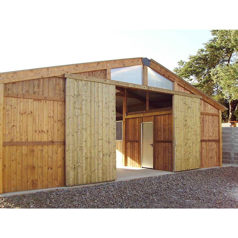 Barns - Toit translucide - Bois panneaux