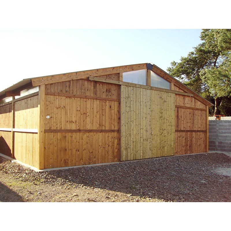 Barns - Toit translucide - Bois panneaux
