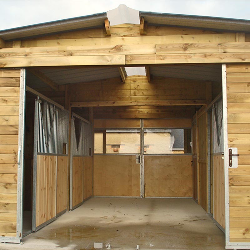 Barns - Toit translucide - Bois panneaux