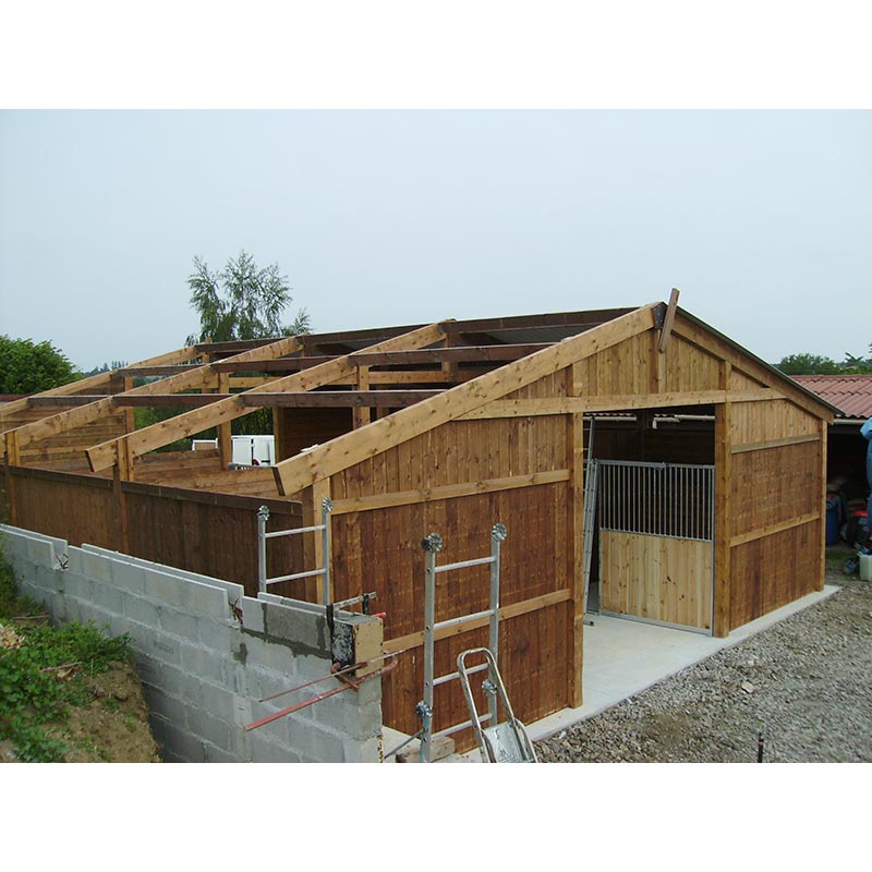 Barns - Toit translucide - Bois panneaux