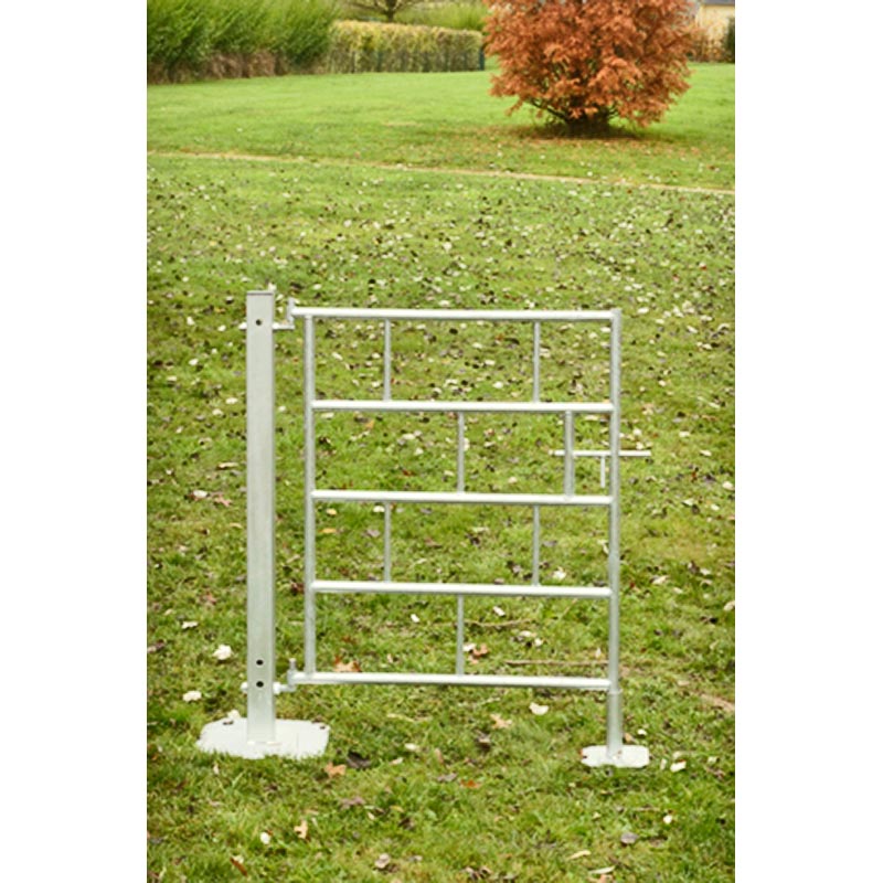 Barrière - 5 lisses extensibles - Acier galvanisé