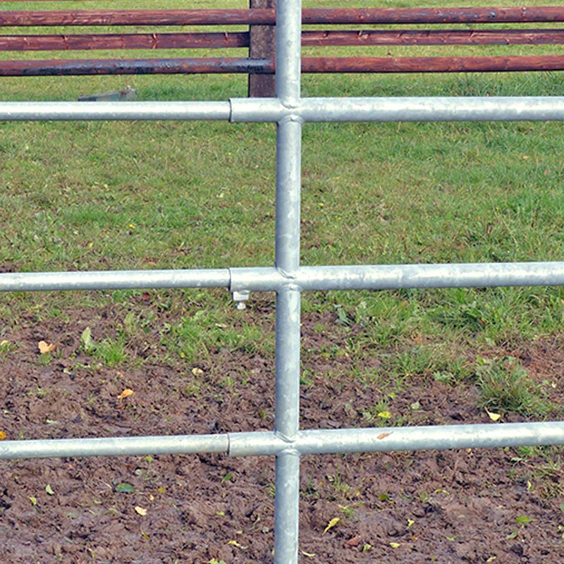Barrière - 5 lisses extensibles - Acier galvanisé