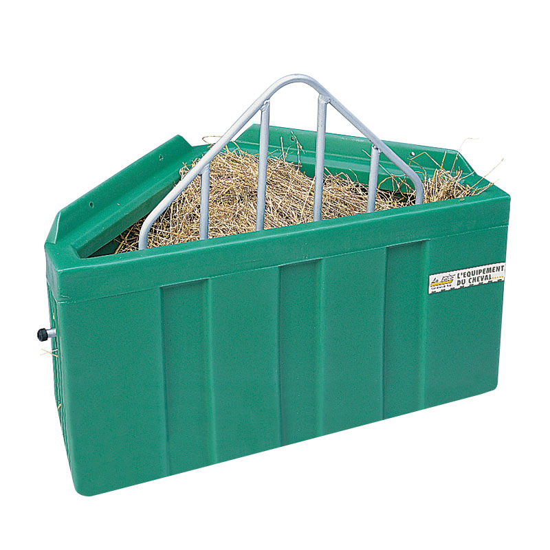 Mangeoire râtelier d'angle à foin - 90 L
