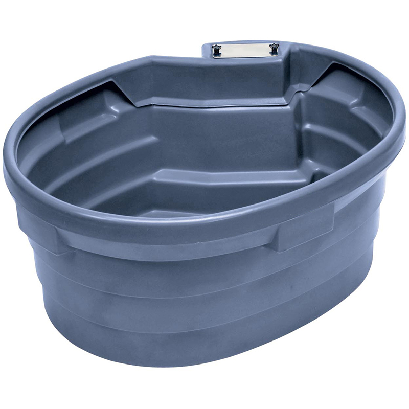 Bac à eau ovale - Avec rebord intérieur - Résine