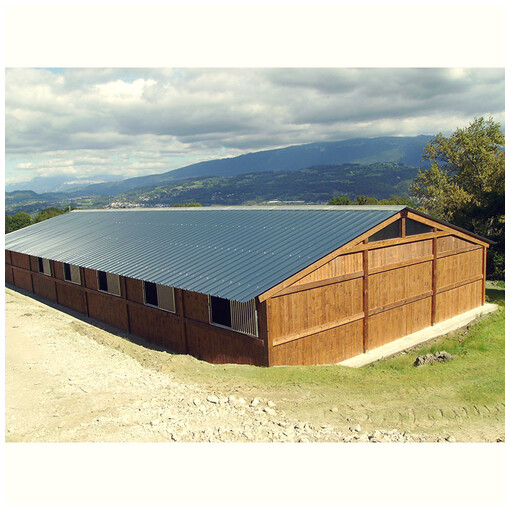 Barns - Ensemble de boxes 3,5 m x 3 m - Bois panneaux