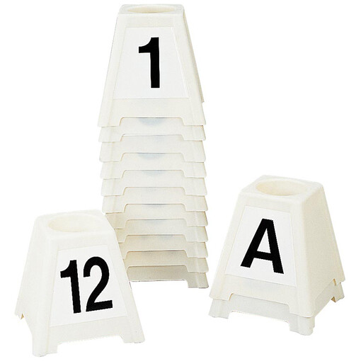 14 plots d'obstacle numérotés