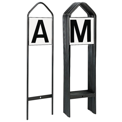 12 supports métalliques de dressage - A planter