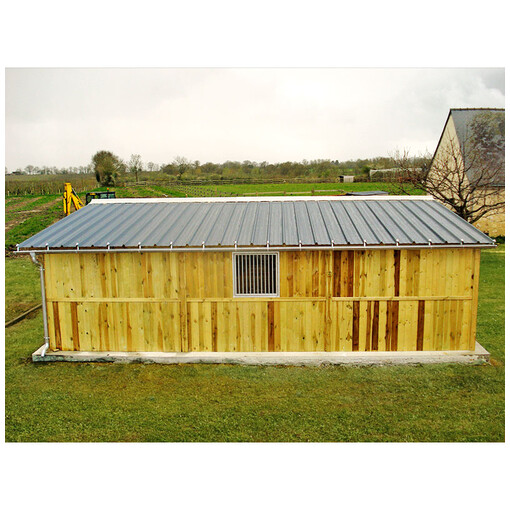 Barns - Ensemble de boxes 3,5 m x 3 m - Bois panneaux