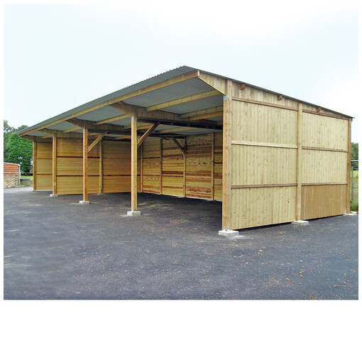 Hangar de stockage pour matériel et fourrage
