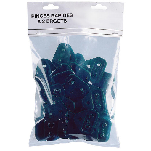 Pince rapide à 2 ergots - Pour brise-vent