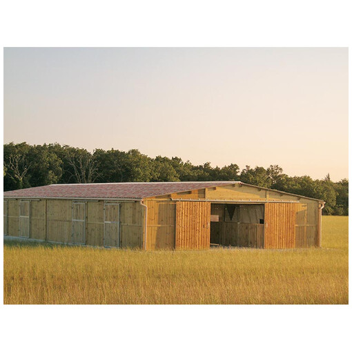 Barns - Ensemble de boxes 3 m x 3 m - Bois panneaux