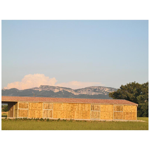 Barns - Ensemble de boxes 3 m x 3 m - Bois panneaux