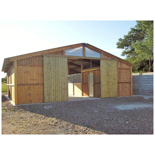 Barns - Toit translucide - Bois panneaux