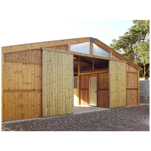 Barns - Toit translucide - Bois panneaux