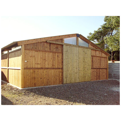 Barns - Toit translucide - Bois panneaux