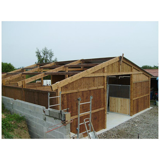 Barns - Toit translucide - Bois panneaux