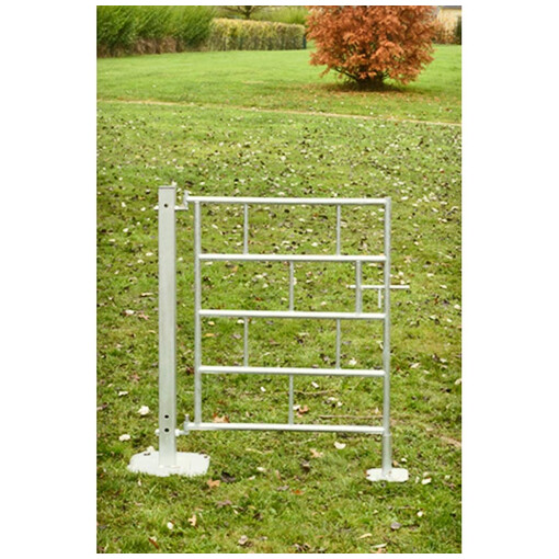 Barrière - 5 lisses extensibles - Acier galvanisé
