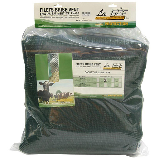 Filet brise-vent - FBV 65 -  Rouleau de 100 m
