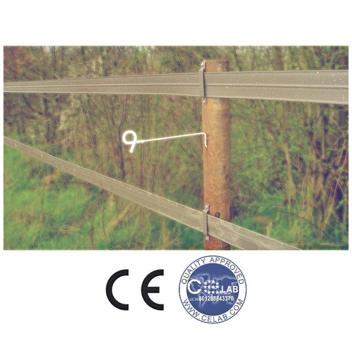 Isolateur à oeillet à clouer à bras déporté - Pour clôture HSW1
