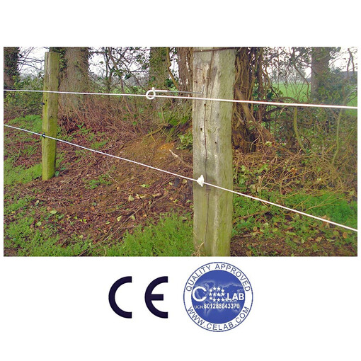 Isolateur à oeillet à clouer à bras déporté - Pour clôture HSW1