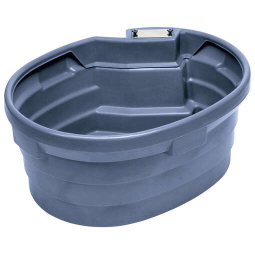 Bac à eau ovale - Avec rebord intérieur - Résine