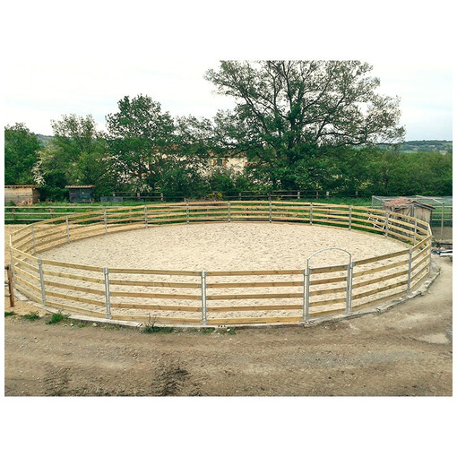 Rond de longe - Bois et métal