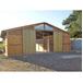 Barns - Toit translucide - Bois panneaux