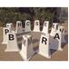 Plots de dressage - Lettres adhésives